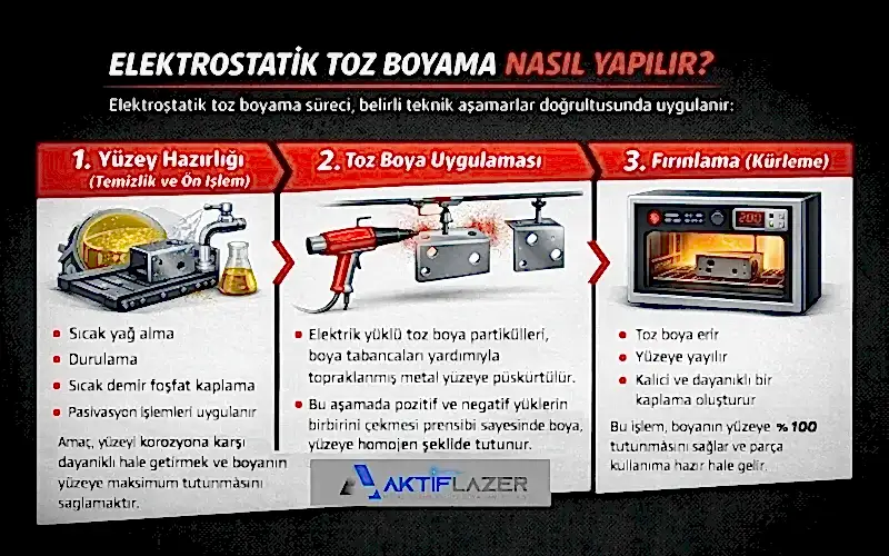 elektrostatik toz boyama nasıl yapılır